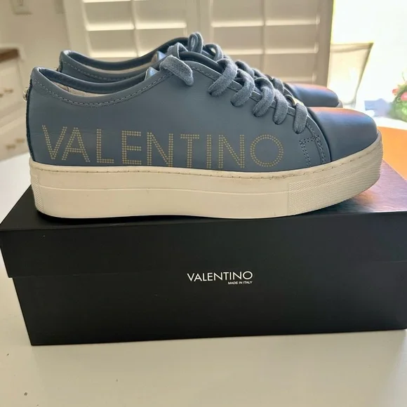 Valentino Fashion Sneakers in Blue - Size 9.5 - Picture 10 of 12